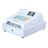 BMDHA Elektronische Registrierkasse, 48-Tasten-Led-Display-Kassensystem-Registrierkasse Mit Thermodrucker Und Kassenschublade, Tragbare Registrierkasse FüR Kleine Unternehmen/Restaurants