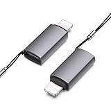 Light-ning auf USB C Adapter unterstützt 18W PD Schnellladefunktion für kompatible iPhone iPad iPod-Serie – 2 Packung (Nicht für Datensynchronisierung)