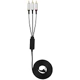 Mxzzand 1,5 m komponentenoptimiertes Audio-Video-Kabel AUX-Kabel ABS-TV-AV-Kabel Kompatibel mit PSP1000 2000 3000 oder Tablets Lautsprecher Heimkino