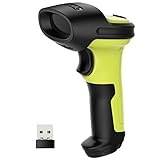 Inateck Barcode Scanner Wireless 2.4 GHz, 35 m Reichweite, automatisches schnelles und präzises Scannen, 15 Tagen Dauerbetrieb, BCST-60