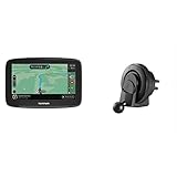 TomTom Navigationsgerät GO Classic (5 Zoll, Stauvermeidung Dank TomTom Traffic), Schwarz & Lüftungsschlitzhalterung für alle TomTom Start, Via, GO Basic Modelle (Siehe Kompatibilitätsliste unten)