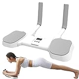 CRAVIN 2 Pcs Tragbarer Plank-Bauchtrainer | Einstellbare Anzahl Multifunktionaler tragbarer Trainer mit Flacher Stütze,Flat Support Trainer Multifunktionales Push-up-Fitness-Board-Stützhilfe