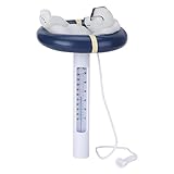 SunaOmni Pool-Thermometer-rohrtemperatur-teichthermometer Spa-Thermometer Cartoon-Pool-Thermometer Cartoon-eisbär-Form Mit Schnur Für Schwimmbad-spa-Whirlpool-teich