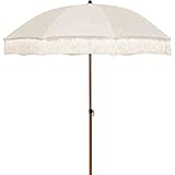 Siena Garden Maui Mittelstockschirm woodlook Natur Ø 180cm