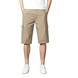 2023 Hosen Shorts ​- Trainingsshorts Herren Schnelltrocknend Shorts Dunkelgrau Shorts Cargo Kariert Lässige Summer Solide Lace Up Tasche Hosen Sexy Hosen Damen#1