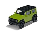 Majorette 212053051Q04 Street Cars Suzuki Jimny, Spielzeugauto, Freilauf, Federung, 7,5 cm, grün, für Kinder ab 3 Jahren