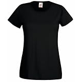 Fruit of the Loom T-Shirt Medium Schwarz