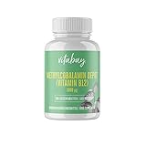 Vitabay Vitamin B12 Depot | Hochdosiert mit 1000 mcg | 360 vegane Lutschtabletten | Aktive Form Methylcobalamin | Laborgeprüft & hergestellt aus hochwertigen Rohstoffen