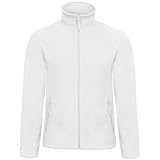 B&C Collection Herren ID 501 Mikro Fleece Jacke (Medium) (Weiß)