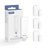 Aqara 3 Tür- und Fenstersensor + Hub E1 Set, Zigbee-Verbindung, Drahtloser Detektor für Alarmanlage und Smart Home, Kompatibel mit HomeKit, Alexa, IFTTT