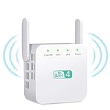 WLAN Verstärker WLAN Repeater 300Mbit/s 2,4GHz Wireless WiFi Range Extender WiFi Signal Booster mit WPS AP/RP/Access Point-Modus Kompatibel mit Allen WLAN Geräte