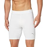 PUMA Herren, LIGA Baselayer Short Tight Hose, Weiß, L