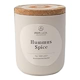 POTLUCK | Hummus Spice | Gewürzmischung im Keramiktopf | 65g | Vegan, glutenfrei und mit natürlichen Inhaltsstoffen