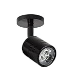 FLYXON Ultra dünn 5W Wandmontierter kleiner Scheinwerfer LED-Deckenleuchte Einzellampe Decke Nordic Wohnzimmer Vitrine Theke Schienenlicht Hintergrund Wandeinbauleuchte 360 ​​° Rundumbeleuchtung Schei