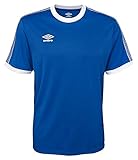 Umbro Diamond Poly SS Tee Athletic Performance Training T-Shirt (Royal, 2XL)