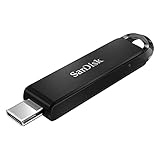 SanDisk Ultra USB Type-C Flash-Laufwerk 256 GB (für USB-C-Geräte, Lesegeschwindigkeit von bis zu 150 MB/s, einziehbares Design, SecureAccess Software, Passwortschutz)