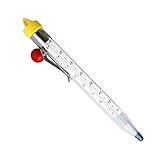 MOLUCKFU 1 Stk Süßigkeit thermometer Brattemperaturtester Kochthermometer Süßwaren kitchen thermometer küche thermometer Lebensmittelthermometer Küchenthermometer Edelstahlclip