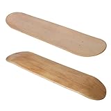 Skate-Deck 2er-Pack Blank Skateboard Decks Ahorn Skateboard Decks Maple Wood 7-lagiges hochelastisches Long Board Panel 31 'X8