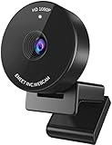 EMEET Webcam 1080P - Full HD Webcam C950 mit automatischer Lichtkorrektur, Mikrofon mit Rauschunterdrückung, 70° Weitwinkel, Webcam mit privatem elektronischem Schutz Plug & Play, für Linux