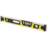 Stanley FatMax digitale Wasserwaage 60cm 0-42-065 – Neigungsmesser – Hohe Messgenauigket & Messbereich – Messung in Grad – Prozent – mm/m, Gelb