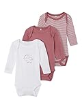 NAME IT Unisex Baby Nbnbody 3p Y/D Core Noos Schlafanzug, Mesa Rose, 92 EU