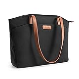 tomtoc Damen Schultertasche für 16 Zoll MacBook Pro M1 Pro/Max A2485 A2141, 15' Surface Laptop/Book, Dell XPS 15, 15' Laptop Handtasche Shopper Handbag Umhängetasche Arbeitstasche Business Tote Bag