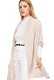 Marine Cashmere - Stola aus Kaschmir-Mischung für Damen, zartes und weiches Kaschmirgarn, MADE IN ITALY (Beige)