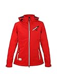 MADSea Damen Softshelljacke Funktionsjacke, Farbe:rot, Größe:42