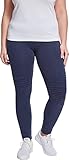 Urban Classics Damen Ladies Denim Jersey Leggings, Indigo, M