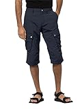 Jack Wolfskin Herren Desert Valley 3/4 Hose, night blue, 56