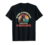 Pony Reitsattel Reiten Retro Meme Herren Damen Kinder T-Shirt