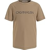 Calvin Klein Jungen Institution T-Shirt, Tawny Sand Ab0, 10 Jahre