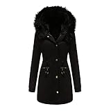 Strickjacken für Damen Lang Kapuzenjacke Wintermantel Regular Fit Jacken Causal Baggy Trachtenjacke Mode Fleece jacke Reißverschluss Funktionjacke Parka Mantel Sweatshirt Sweatmantel Laufjacke