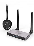 HDMI Wireless Transmitter and Receiver, YEHUA 4K 5G Wireless HDMI VGA Extender Kit, 164FT/50M Streaming von Kamera, PC, Laptop, PS5, Blu-Ray auf Monitor, Projektor, Geeignet für Schule, Kirche, Büro