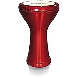 Vatan 3025 Ägyptische Darbuka, lackiert, 22 cm Durchmesser, Gr. L, Rot