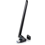 CSL - WLAN USB 3.2 Gen1 Stick 1300 MBit/s Dual Band - WiFi 2,4 + 5Ghz - 5 dBi Externe Antennen, Mini Adapter Stick - Wireless LAN - WLAN Dongle - Für PC mit Windows 11, 10, 8.1, 8, 7