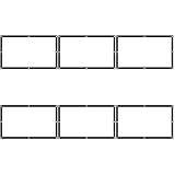 Milisten 6 Stück 213 cm Projektor-Leinwände für Filme außerhalb Projektor-Leinwände 16: 9 Faltbar