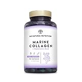 Marine Collagen Kapseln Hochdosiert mit Hyaluronsäure, Magnesium, Vitamin C. Kollagen Hydrolysat PEPTAN Hyaluron. Skincare. Gelenk Knochen Hautpflege. 90 Pflanzliche Kapseln. EU. N2 Natural Nutrition