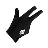 SM SunniMix 5X 3 Finger Haltbarer, Elastischer Fingerspitzen Snooker Pool Billardhandschuh für Die Hand von Rechts