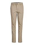 JACK & JONES Jungen Jjimarco Jjbowie Sa Beige Noos Jr Hose, Beige, 164 EU