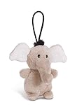 NICI 44799 LED-Plüsch-Handtaschenlicht Elefant EL-Frido 9cm, grau