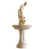 STILISTA® Gartenbrunnen Modell Aphrodite Springbrunnen 55 x 55 x 118 cm Brunnen inkl. Pumpe