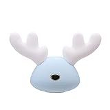 Nachtlicht Led Elch Hirsch Nachtlicht Traum Bunte Schlafzimmer Dimmer Lampe Für Heimtextilien Nacht Kinder Kinder Kind Baby Schlaflampe Weihnachten Kby0059Bl