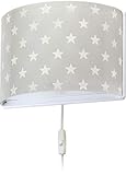 Dalber kinder Wandlampe, Kinderlampe Wandleuchte Sterne Stars Grau