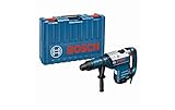 Bosch Professional Bohrhammer GBH 8-45 DV (1.500 Watt, Bohr-Ø in Beton mit Hammerbohrern: 12-45 mm, Schlagenergie max.: 12,5 J, SDS-max., inkl. Fetttube, Zusatzhandgriff, im Koffer)