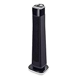 Rowenta VU6140 Classic Tower Turmventilator, leise, Ventilator, 3 Geschwindigkeitsstufen, mit Timer, Schwarz