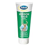 Scholl Hirsch Talg Aloe-Vera-Creme für Trockene Haut, 100 ml