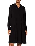 JDY Damen JDYPIPER L/S Shirt Dress WVN NOOS Lässiges Kleid, schwarz, 38