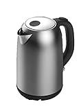 Edelstahl-Wasserkocher Für Zuhause Und Büro, 1800 W Wasserkocher, Schnelle Erwärmung, 1,7 L, Wasserspender Für Kaffeemaschine A,A