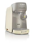 Tassimo Finesse Kapselmaschine TAS16B7 Kaffeemaschine by Bosch, 70 Getränke, intensiverer Kaffee auf Kopfdruck, Abschaltautomatik, perfekt dosiert, platzsparend, 1400 W, crema